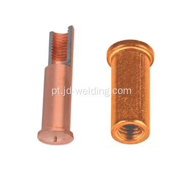 TI com rosca interna, descarga de capacitores Tapped Studs Thread interno, digite -o,